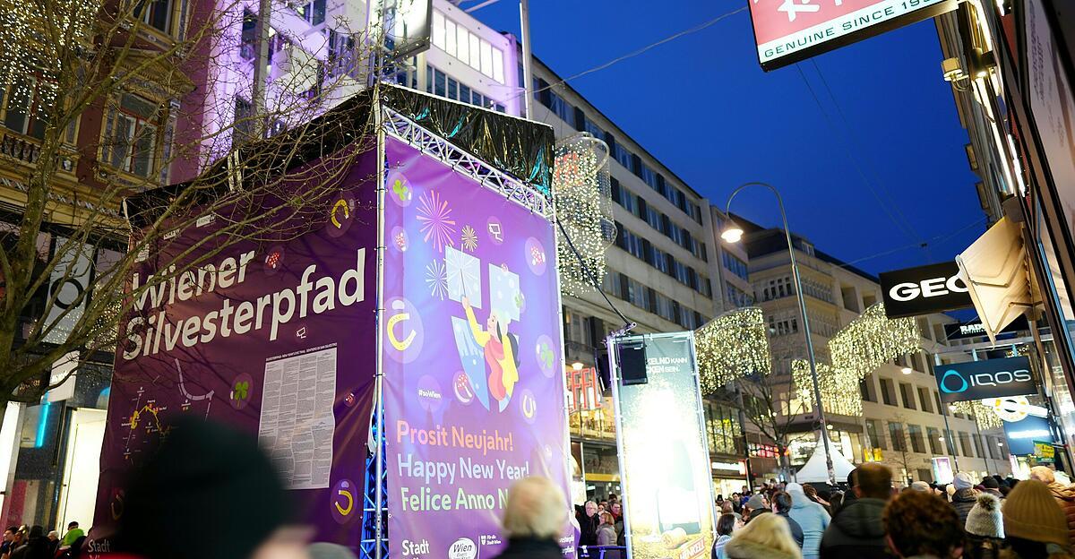 Wiener Silvesterpfad: 800.000 Besucher in komplett vollem Areal