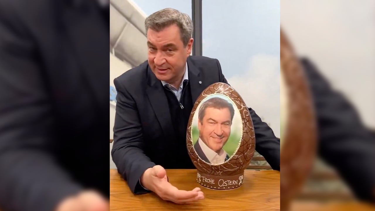 Markus Söder mit Oster-Video: Alle wollen Söders Ei | Politik